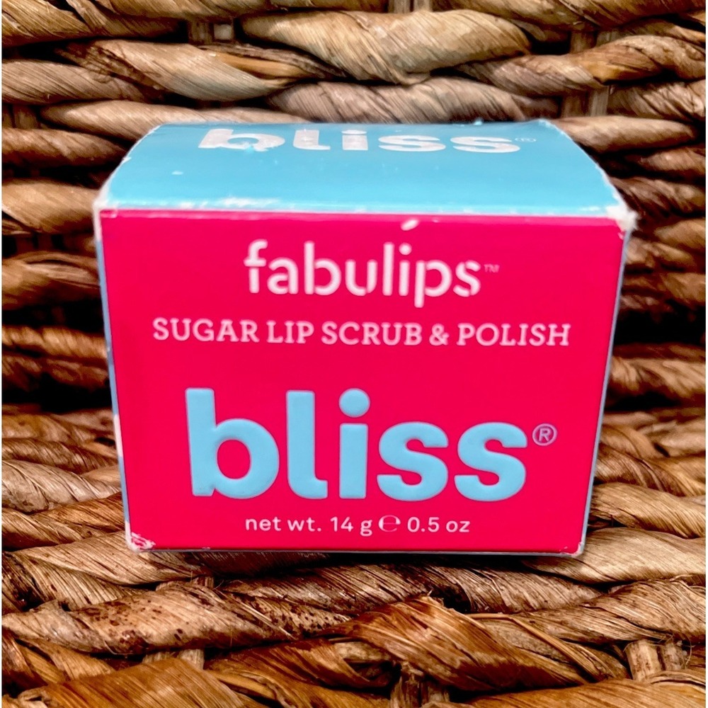 Bliss Fabulips Sugar Lip Scrub & Polish Pout Polisher 14g 0.5 oz New In Box - Picture 2 of 5